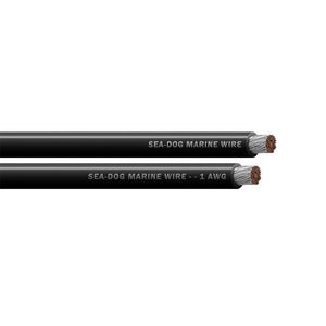 Sea-Dog 1 AWG Black Battery Cable - 300'