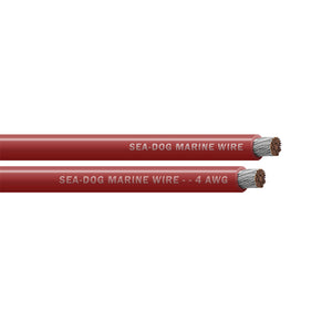Sea-Dog 4 AWG Red Battery Cable - 100'