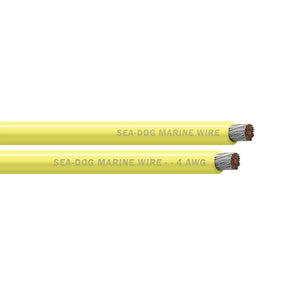 Sea-Dog 4 AWG Yellow Battery Cable - 100'