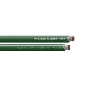 Sea-Dog 6 AWG Green Battery Cable - 100'