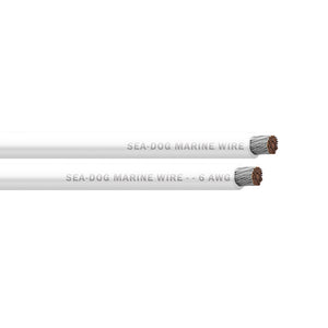 Sea-Dog 6 AWG White Battery Cable - 500'