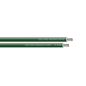 Sea-Dog 8 AWG Green Primary Wire - 25'