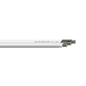 Sea-Dog 8/3 AWG Flat Triplex Wire - White/Green/Black - 25'