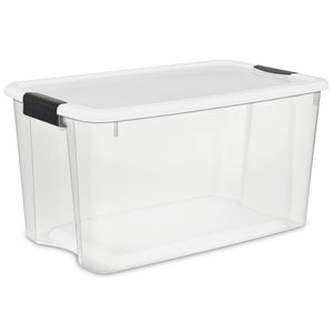 Sterilite 70 Quart Ultra Latch Storage Box (4 Pack) & 64 Qt. Container (6 Pack)