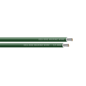 Sea-Dog 12 AWG Green Primary Wire - 100'