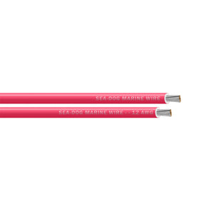 Sea-Dog 12 AWG Pink Primary Wire - 25'