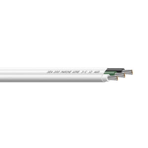 Sea-Dog 12/3 AWG Flat Triplex Wire - White/Green/Black - 100'