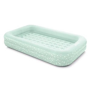 Intex Kids Travel Inflatable Air Mattress with Raised Sides & Hand Pump (2 Pack)