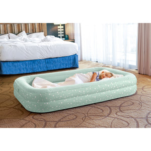INTEX Kids Travel Inflatable Air Mattress with Raised Sides & Hand Pump (3 Pack)
