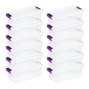 Sterilite 66 Quart Storage Totes, 6 Pack, and 6 Quart Storage Totes, 12 Pack