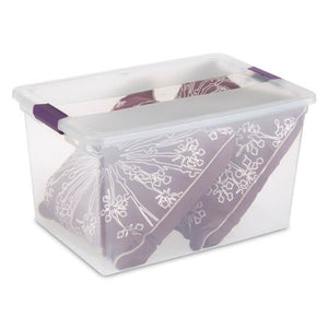 Sterilite 66 Quart Storage Totes, 6 Pack, and 6 Quart Storage Totes, 12 Pack