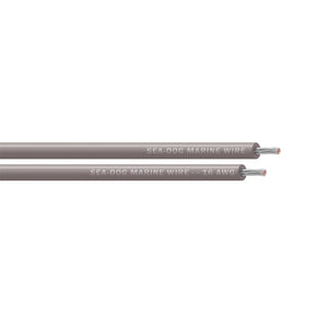 Sea-Dog 16 AWG Grey Primary Wire - 100'
