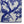 13x25' Blue and White Ceramic Vase Lamp