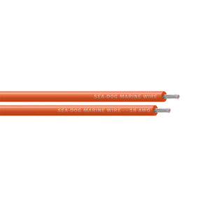 Sea-Dog 18 AWG Orange Primary Wire - 1000'