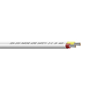 Sea-Dog 18/2 AWG Flat Duplex Safety Wire - Red/Yellow - 100'