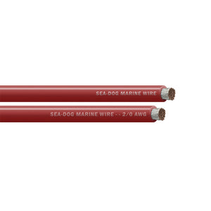 Sea-Dog 2/0 AWG Red Battery Cable - 100'