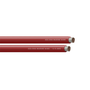 Sea-Dog 4/0 AWG Red Battery Cable - 250'