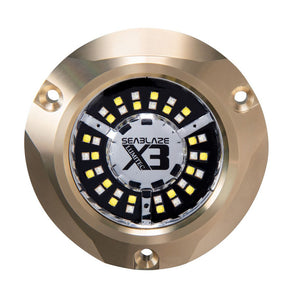 Lumitec SeaBlaze X3 LED Underwater Light - Dual Color White/Blue - TRAPSKI