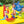 Intex 9.75ft x 6.33ft x 53in Inflatable Rainbow Play Pool and Ocean Play Pool