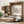 Queen Size Murphy Bed With Louvered Design And Multiple Storage Shelves - Wood
