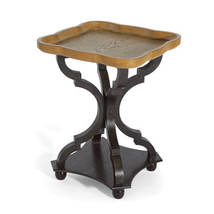End Table (Natural + Black)