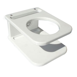 Deep Blue Marine Side Mount Single Drink Holder - Suction Cup Mount - White - TRAPSKI
