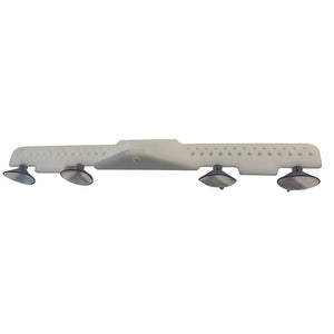 Deep Blue Marine 18" Acrylic Lure Rack - Suction Cup Mount - White