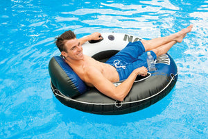 Intex Inflatable Mega Chill II 72 Can Cooler Float and Inflatable Tube (2 Pack) - TRAPSKI