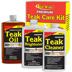 Star brite Premium Teak Care Kit - 32 oz