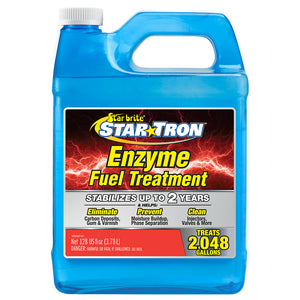Star brite Star-Tron Enzyme Fuel Treatment - Concentrate Gas Formula - 1 Gallon
