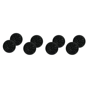 BOSS MR6B 6.5 Inch Dual Cone Black Marine Audio Speakers 180 Watt (8 Speakers) - TRAPSKI