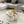 White Marble Pattern Round Coffee Table