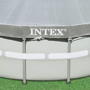 Intex 18' Round Easy Set Solar Vinyl Cover with 18' Debris Cover for Swim Pools