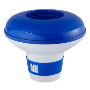 Intex 8' Round Cover for Above Ground Pools with 7" Floating Chlorine Dispenser