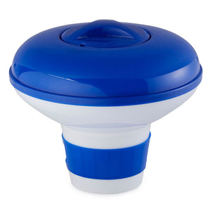 Intex 8' Round Cover for Above Ground Pools with 7" Floating Chlorine Dispenser