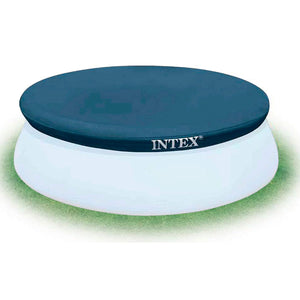 Intex 8' Round Cover for Above Ground Pools with 7" Floating Chlorine Dispenser