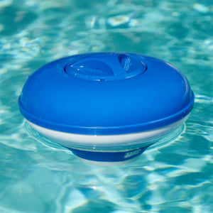 Intex 8' Round Cover for Above Ground Pools with 7" Floating Chlorine Dispenser