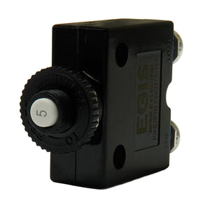 Egis 5A Push Button Panel Mount Circuit Breaker - Screw Terminals