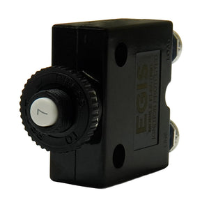 Egis 7A Push Button Panel Mount Circuit Breaker - Screw Terminals