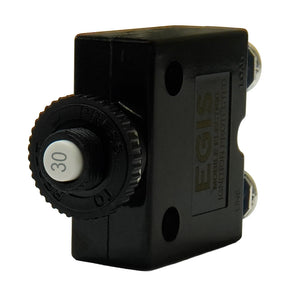 Egis 30A Push Button Panel Mount Circuit Breaker - Screw Terminals
