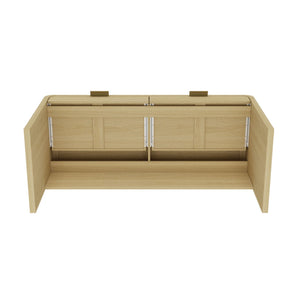 Grace - Office Desk With 2 Drawers - Oak