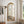 Full Body Arched Mirror With Vintage Carved Applique