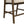 Wooden Frame Counter Stool with Rattan Back - Set of 2
