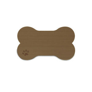 SeaDek Dog Bowl Mat - Cappuccino/Black - Small - 12" x 21"