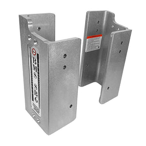 Bob's Machine 6" Fixed Setback Brackets w/1.5" Built-In Lift - Silver