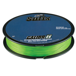 Sufix Calibr8 Braid 300yds 6lb - Neon Lime