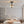Ceiling Light Fixtures Flush Mount Indoor Outdoor Ceiling Light with Water Ripple Glass Shade (Black)