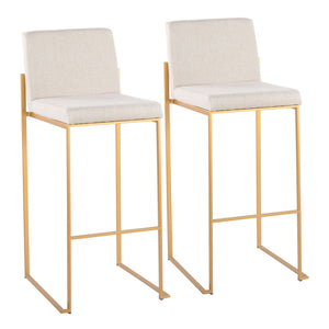 Fuji - Contemporary Design High Back Barstool