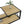 Modern Coffee Table with Tempered Glass and Natural Wood MDF Top