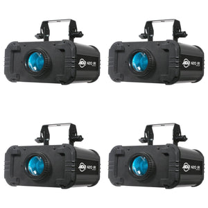 ADJ H2O IR LED Water Flowing Bright 5 Colors Light Effect w/ Bracket (4 Pack) - TRAPSKI